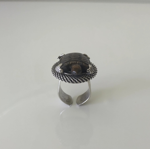 Jean Michael SF Vitg Turtle Ring - Picture 3 of 6